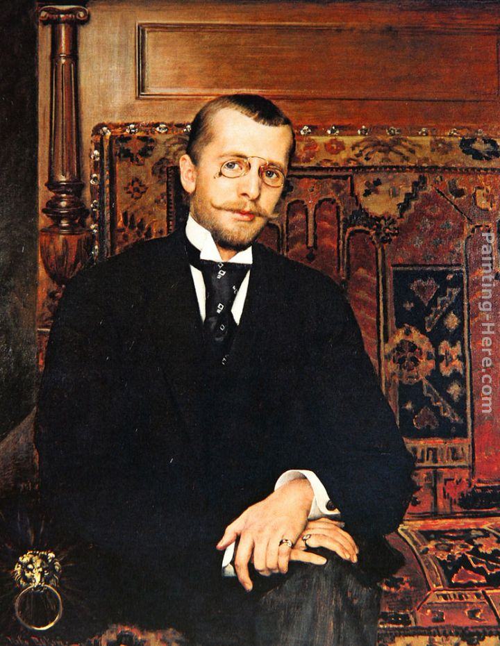 Vlaho Bukovac Portrait of Dr. Stjepan Miletic
